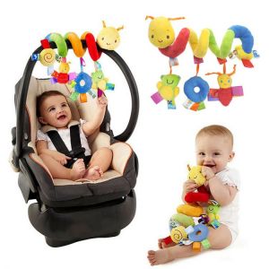 Baby Rattles Mobiles Educational Toys For Children Activity Spiral Crib Toddler Bed Bell Baby Playing Kids Stroller Hanging Doll