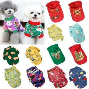 Pet Dog Hoodie Sweater Jumper Coat Warm Dogs Clothes Puppy Apparel Costumes