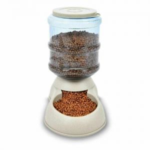 Zone Tech Automatic Self Dispensing Gravity Pet Food Bowl Feeder 1 Gallon