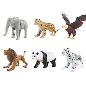 משחקים ועוד! צעצועים Transformer Animal Figures Toys Animal Model Robots Cool Toy for Kids